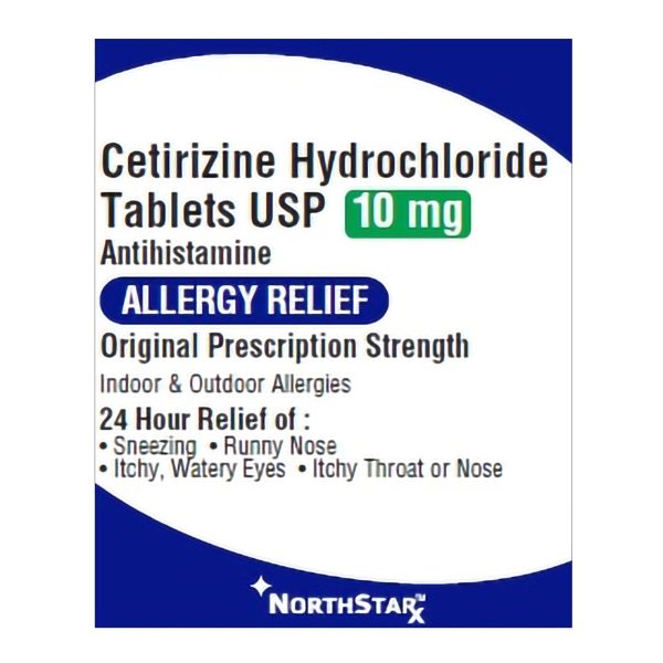 Cetirizine Hcl 10 Mg Tablet Bottle 30 Tablets Fashion