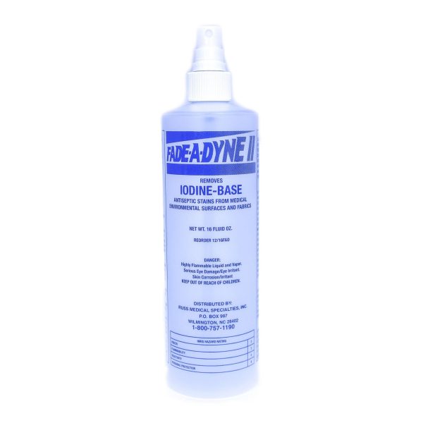 Fade-A-Dyne II Alcohol Spray Stain Remover 16oz Bottle Hot on Sale