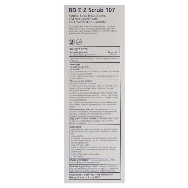 BD E-Z Scrub Impregnated Scrub Brush For Cheap - Image 4