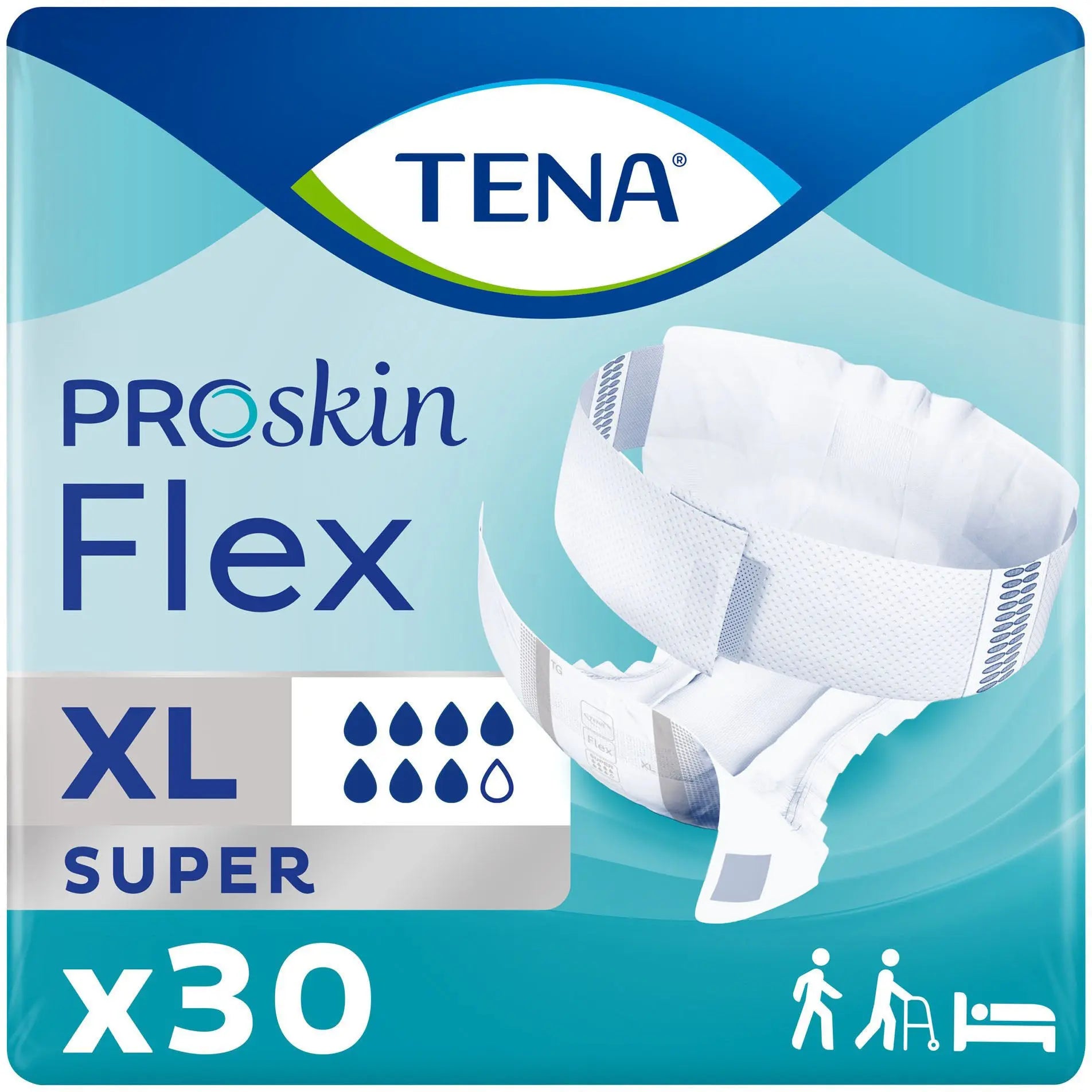 TENA ProSkin Flex Super Unisex Adult Incontinence Belted Undergarment Sale