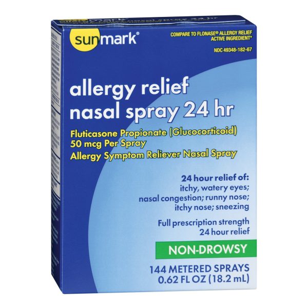 sunmark 24 Hour Fluticasone Propionate Allergy Relief For Sale