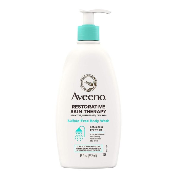 Aveeno, Body Wash Restorative Skin Therapy Sulfate-Free 18Oz Online