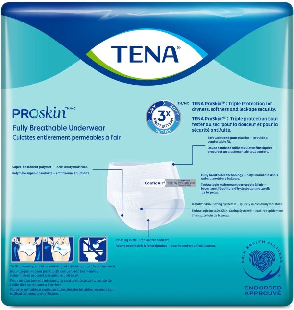 TENA ProSkin Plus Unisex Adult Absorbent Underwear Online - Image 2
