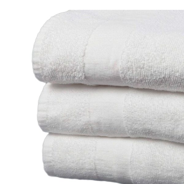 Bath Towel 20 X 40 Inch White Fashion