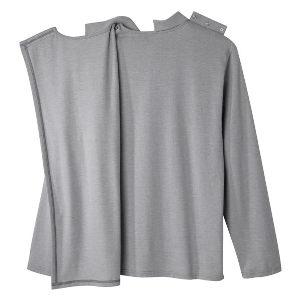 Silverts Men s Adaptive Open Back Long Sleeve Polo Shirt For Cheap - Image 3