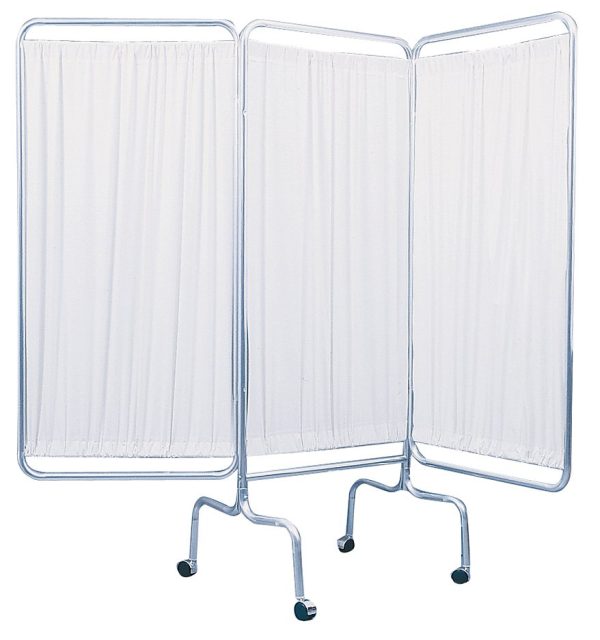 Privacy Screen Folding 3-Panel Vinyl Fashion
