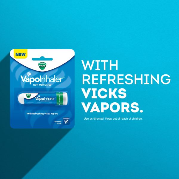 Vicks VapoInhaler Cold And Cough Relief For Sale - Image 4