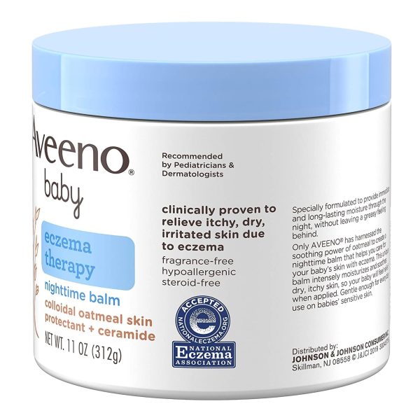 Aveeno, Balm Eczema Baby Nighttime 11Oz on Sale - Image 2