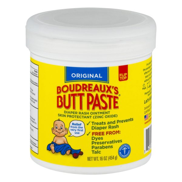 Boudreaux s Butt Paste Diaper Rash Treatment 16 oz. Jar For Cheap