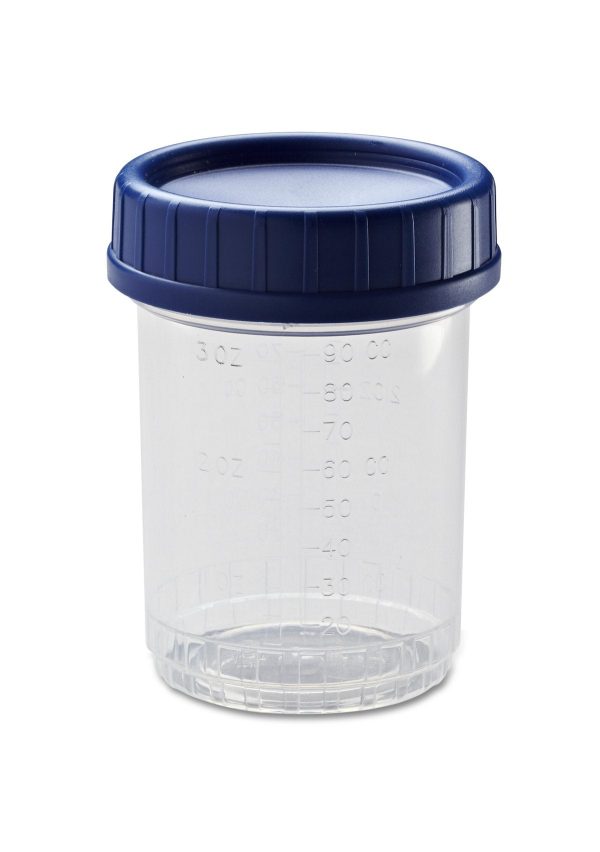 Specimen Container For Pneumatic Tube Systems 120 Ml (4 Oz.) Screw Cap Patient Information Sterile Fluid Path Online Sale