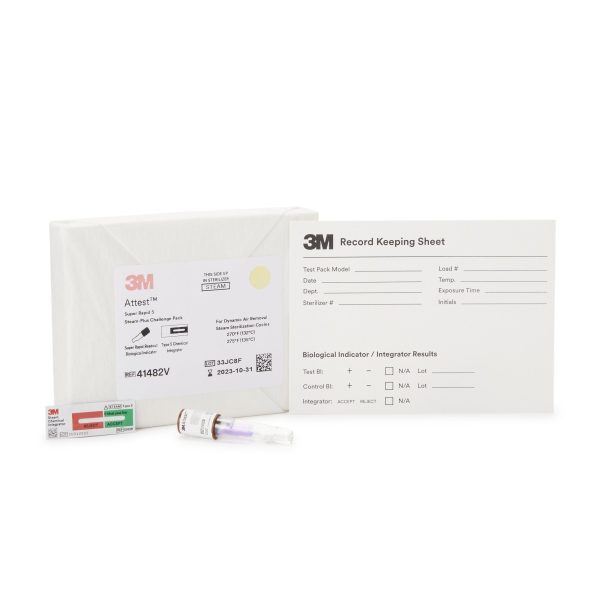 3M Attest Super Rapid 5 Steam-Plus Sterilization Biological Indicator Challenge Pack Discount