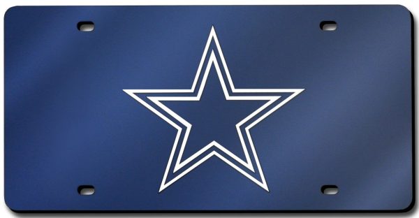Dallas Cowboys License Plate Laser Cut Online now